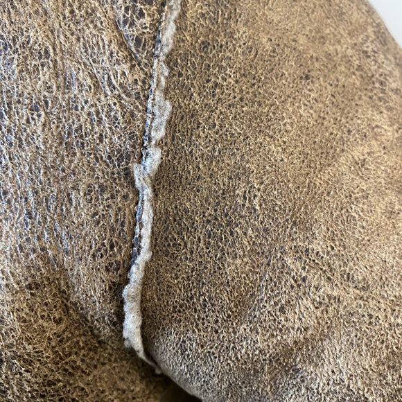 RARE Rugged The Original Zingaro Leather Coat Manufacturer Of Italy Mens XXL - Picture 10 of 15